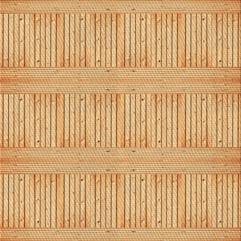 Striped Power Loom Wool Orange Area Rug, Rectangle 4' x 6'
