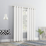 Jaqueta Modern Glam Semi-Sheer Grommet Curtain Panel