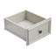 Commode 7 tiroirs pour le rangement - Commode beige avec intérieur spacieux et poignées faciles à organiser