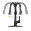 Robinet de cuisine à poignée simple avec plaque de base Topcraft-102193025