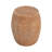 Outdoor Patio Drum-Shaped Side Table, Brown