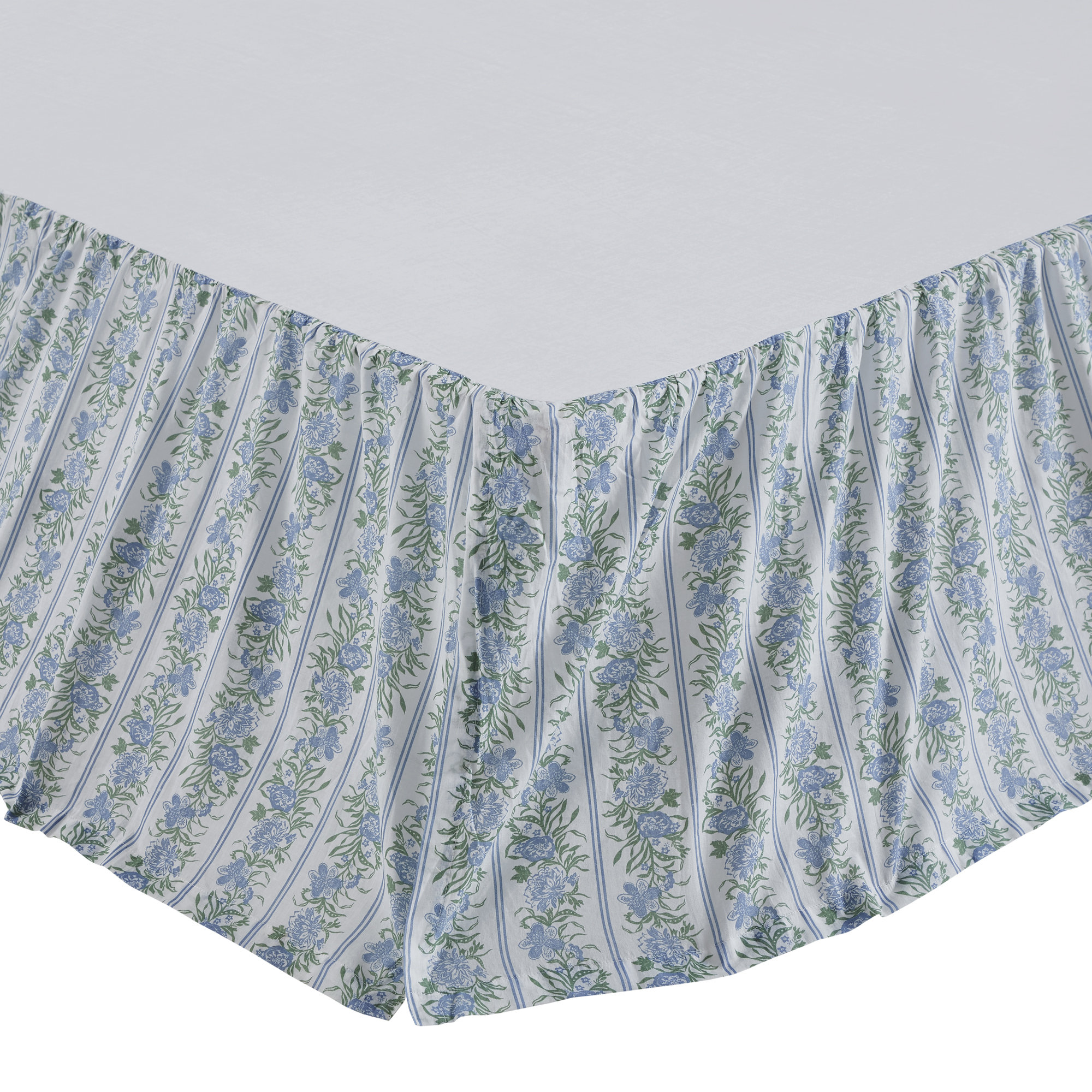 Adda Cotton Ruffled Bed Skirt, Twin