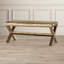 Banc en bois massif Keldah-132639127