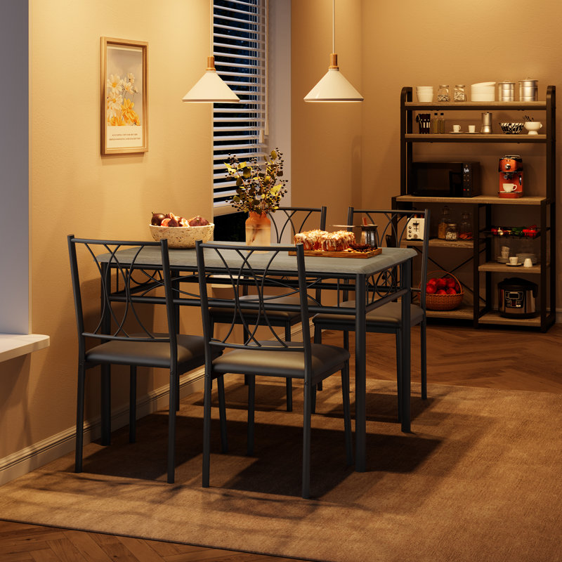 Dining Set, Gray