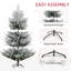 Arbre de Noël artificiel, arbre de Noël articulé en pin avec 795 branches réalistes, base en acier, ouverture automatique-556731234