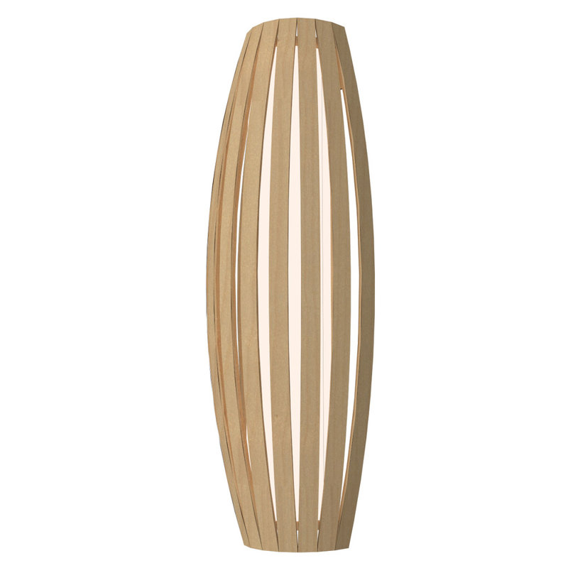 3 - Light Flush Mounted Sconce, Maple