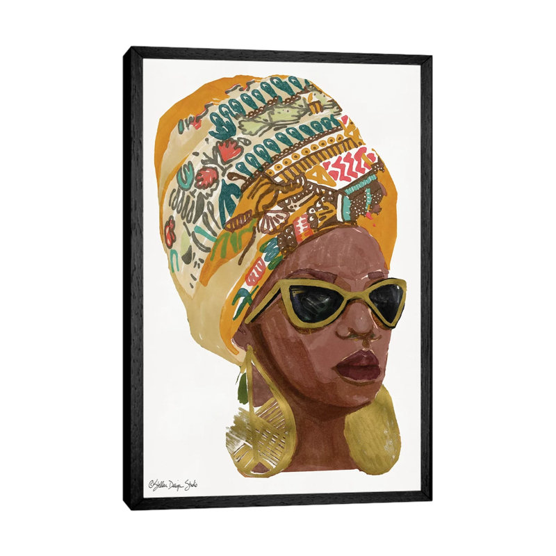 Side Portrait I 1 Piece Wall Art on Canvas, 101.6 cm H x 66.04 cm W, Black Framed