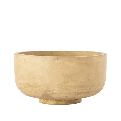 Saladier Ronsie en résine beige