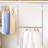 Adjustable Closet Hanging Rod, Chrome