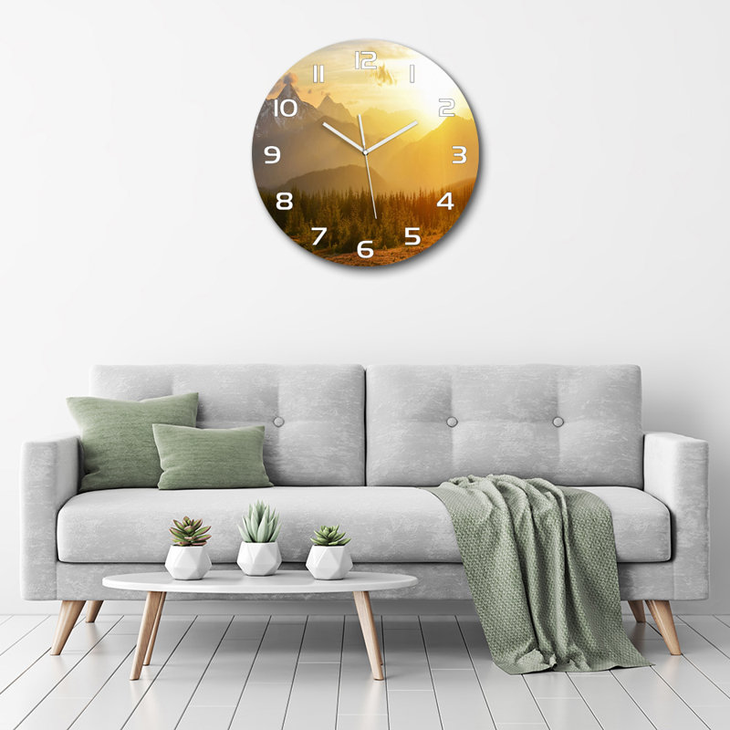Johnai Glass Wall Clock