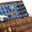 BROWN PICNIC BASKET 4 SERVES