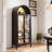 68" Tall Arched Storage Display Cabinet-2138111115