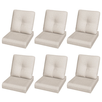 Outdoor Deep Seat Cushion Set - Comfortable,Weather-Resistant,Fade-Resistant Olefin Fabric