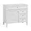 Meuble-lavabo de 36 po sans lavabo supérieur, armoire de rangement moderne avec 2 tiroirs et un tiroir rabattable, structure en bois massif-106668182