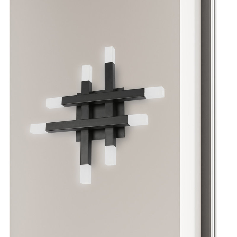Binnie LED Wall Sconce, Matte Black
