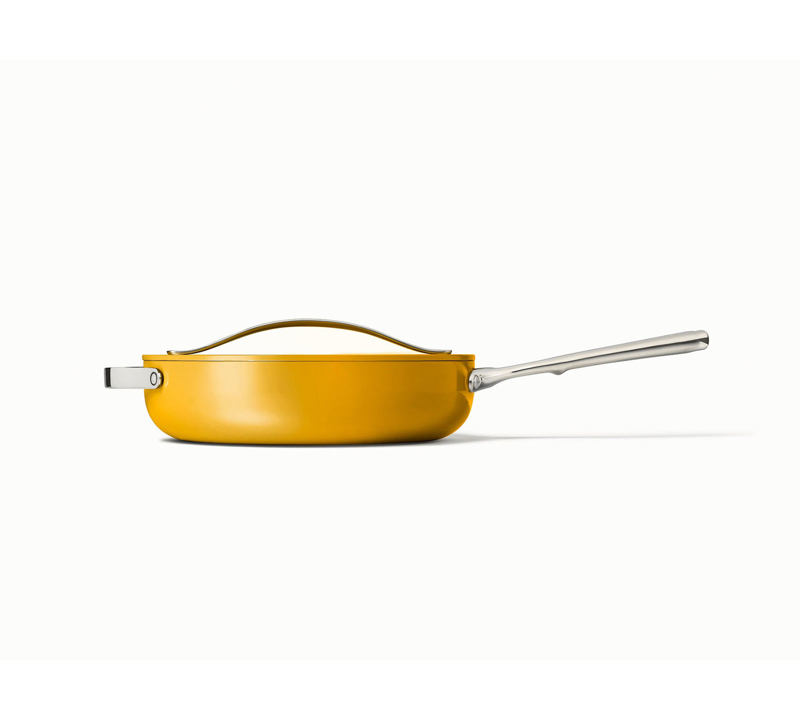 Caraway 4.5qt Ceramic Non-Stick Sauté Pan, Marigold