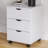 Klavs 15.78'' Wide 3 -Drawer Mobile File Cabinet-1488557852