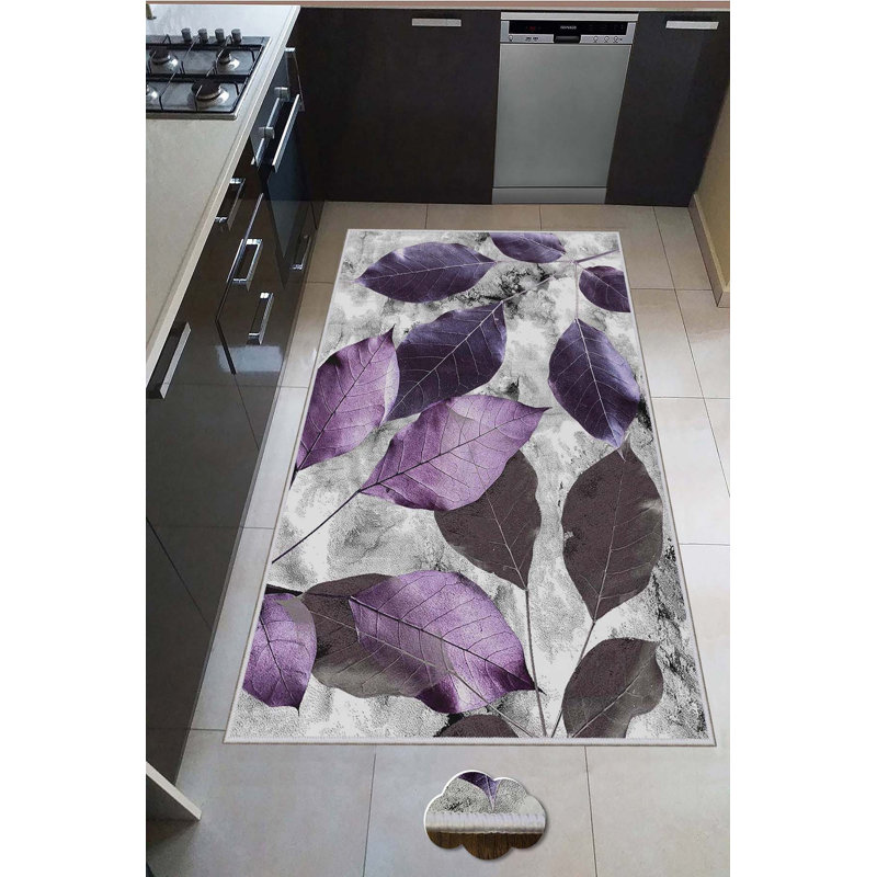 Tapis de couloir luxueux, 3,3 x 9,8 pi, 100% polyester, 650 g / m² | Antibactérien et antidérapant dessous | Hauteur des poils de 8 mm, lavable à la machine, impression numérique 3D | Idéal pour les vestibules et les salons, durable et facile à nettoyer