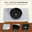 Meuble-lavabo flottant avec lavabo vasque, meuble-lavabo mural avec rangement ouvert, finition avec comptoir durable, conception moderne peu encombrante (livré dans 2 boîtes)-659365411
