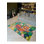 Multicolor Lake Lotus Flowers and Tiger Patterned Modern Decorative Rug