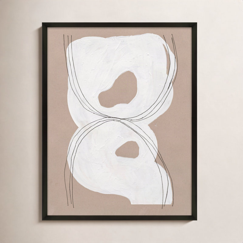 Free Form 1 By Andrea Stokes - Framed Wall Art, 25" H x 20" W x 1.25" D, Black