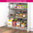 Heavy-Duty Premium Collection Pull Out Cabinet Organizer - Pantry Drawer Slide Out Caddy - Basket Size 11" W X 21" D X 5" H, Anti-Rust Chrome Finish