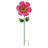 Flower Spinner Stake - Pink
