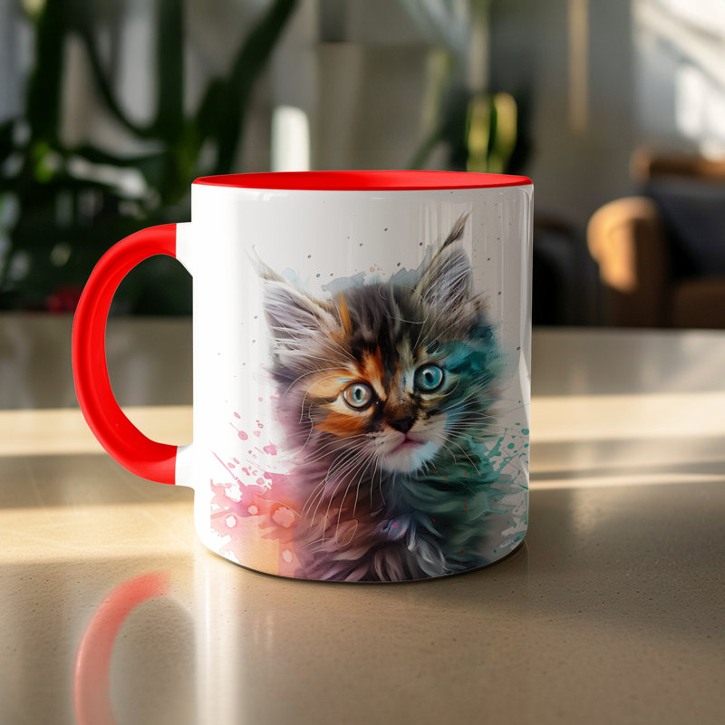 Mug, 2, Red