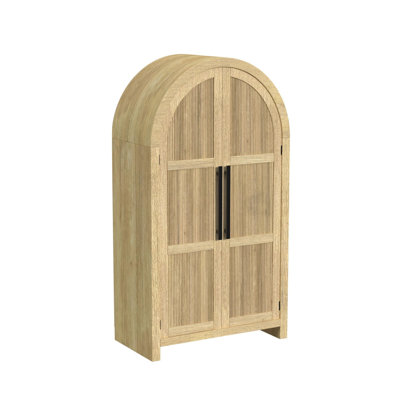 Palaiseur Large Bookcase in Natural by Millwood Pines