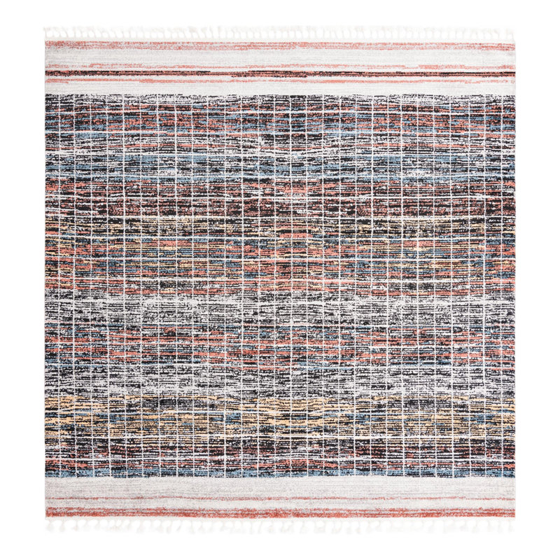 Tapis Bungalow Rose Oliver Joriann, Carré 10 pi