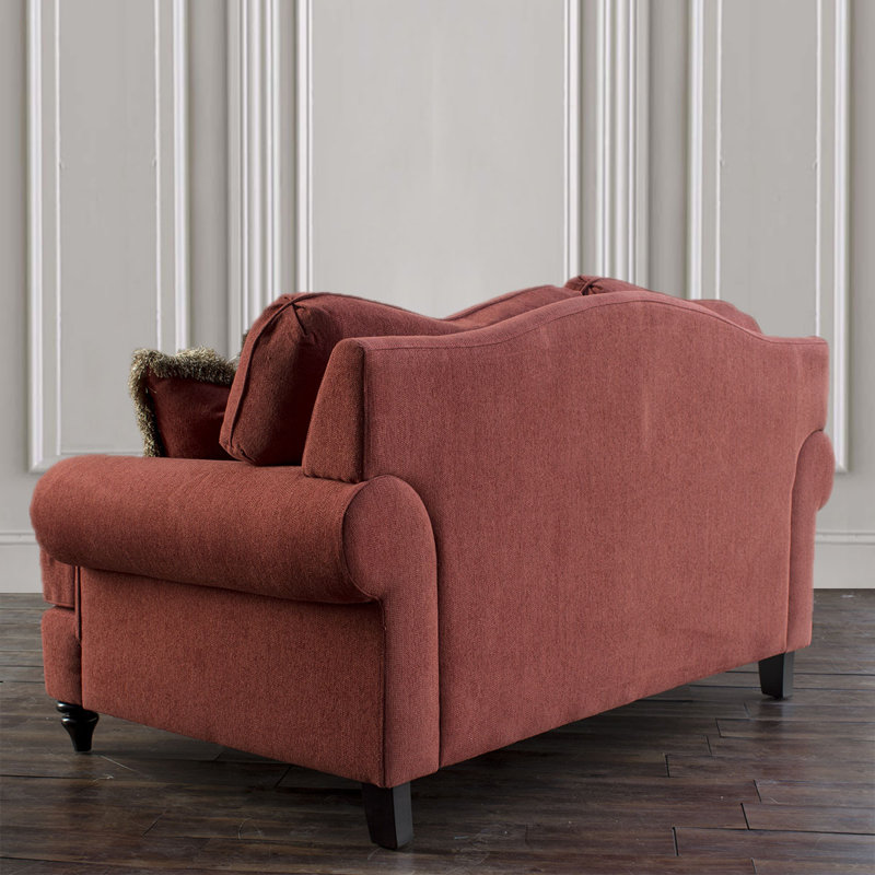 Canapé Creative en tissu rouge