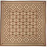 Modern One-of-a-Kind Square 8' X 8' Hand Knotted Area Rug