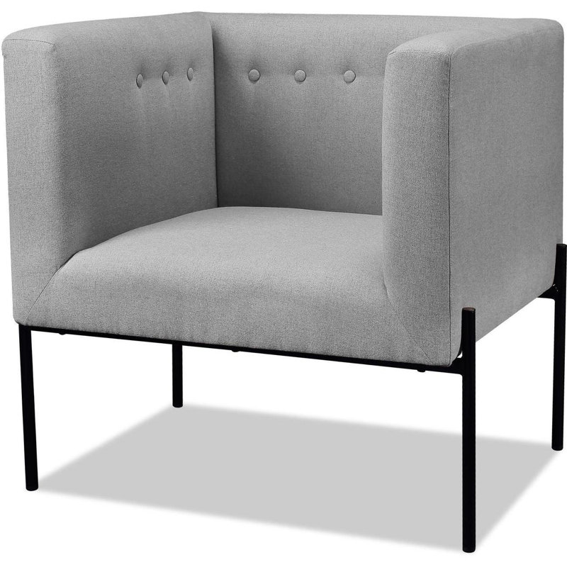 Baynbridge Upholstered Armchair, Grey
