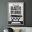 «Bath Time», art textuel sur toile-453051479-453051480