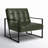 Billings Faux Leather Armchair-183585829