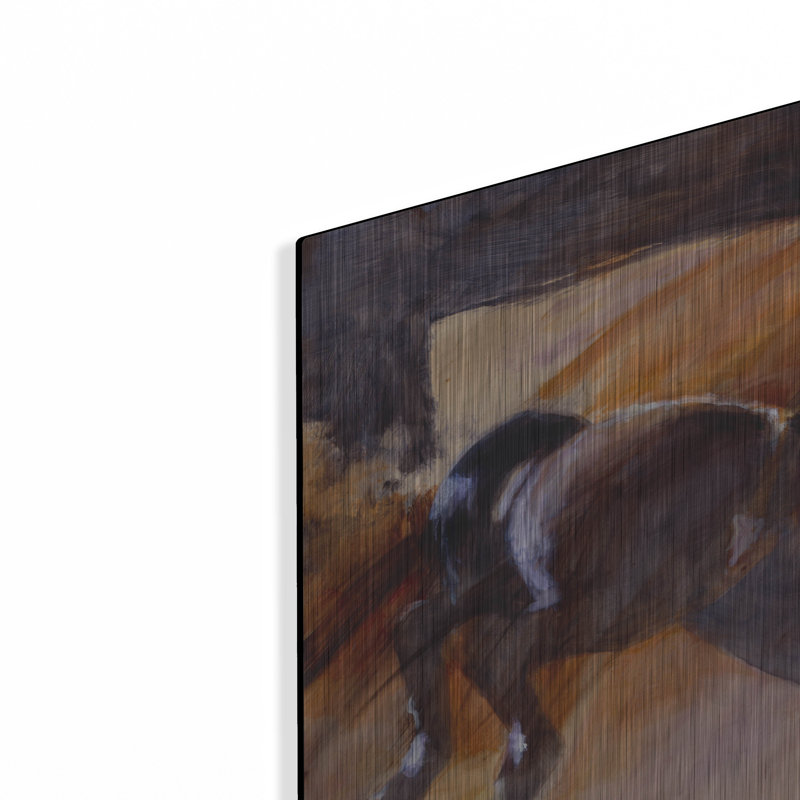 "Rusty" par J.E. Knauf sur métal, H 24 po x l 36 po