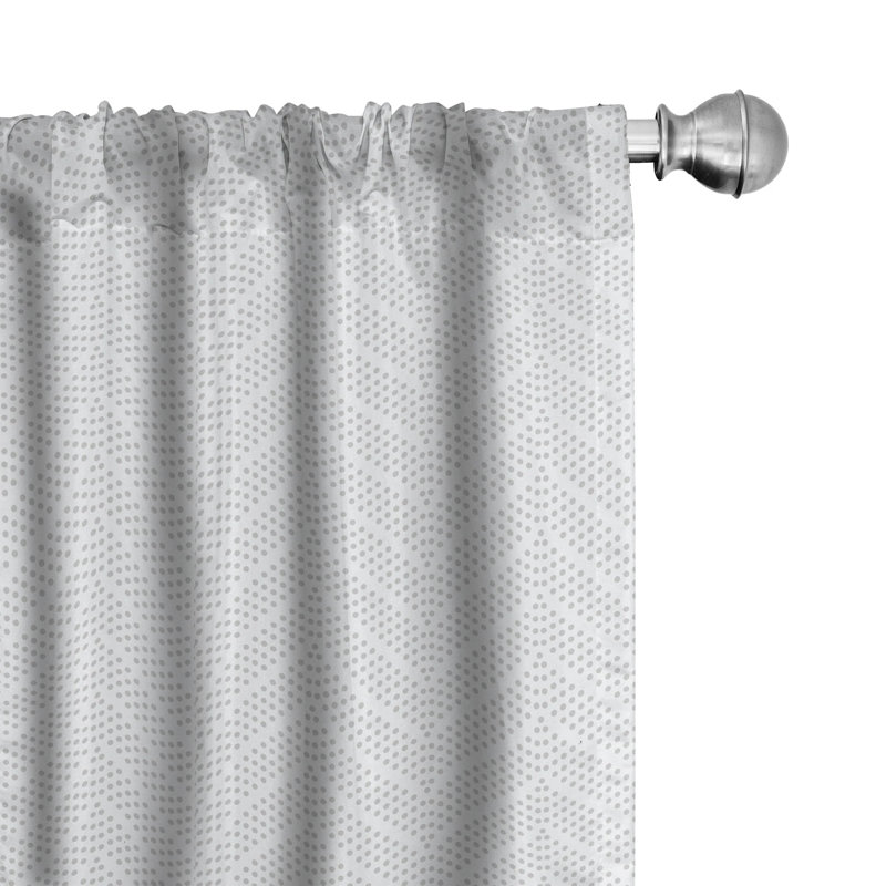 Chevron Semi-Sheer Rod Pocket Curtain Panels, 28" x 63"