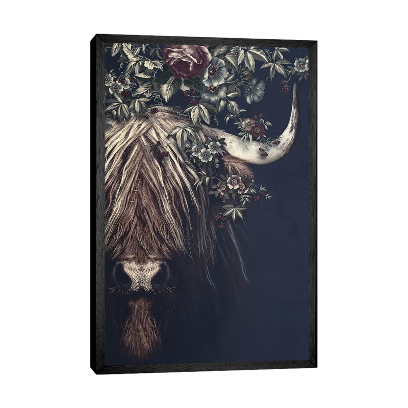 Highlander II 1 Piece Wall Art on Canvas, 66.04 cm H x 45.72 cm W, Black Framed