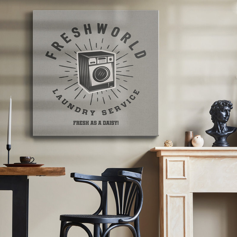 Toile tendue avec châssis Fresh World-Premium - prête à être accrochée