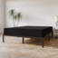 Sommier tapissier en bois 8 po Tawnya avec housse en lin noir-160115111