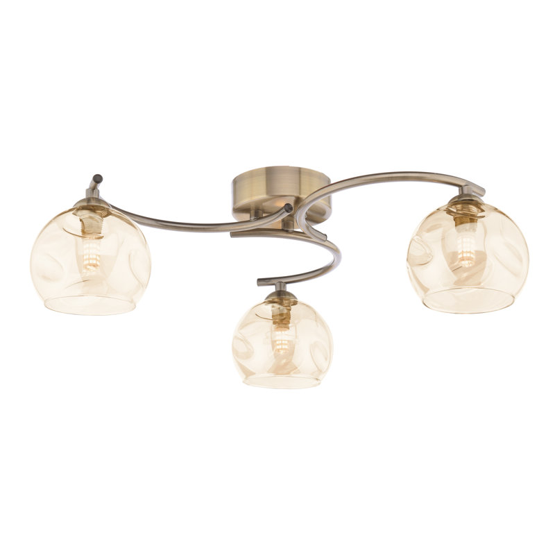 Flush Mount, Antique Brass