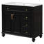 Sophisticated Bathroom Vanity with Multifunctional Storage and Stylish Design-112430246
