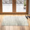 Tapis oriental argent et ivoire Christa