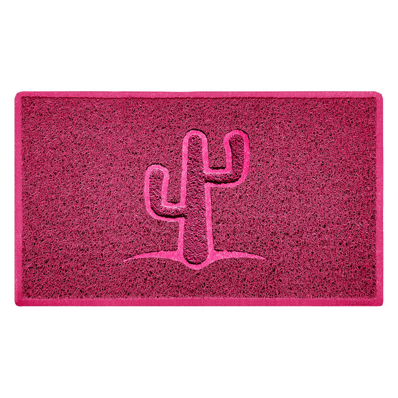 Non-Slip No Pattern Doormat, Blue, 45cm W x 75cm L