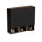 CC1014S110.309 Black & Walnut Bathroom Floating Side Cabinet, Wall-Mounted Storage Cabinet For Small Space, KD