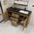 Enderlin 58.82'' Single Bathroom Vanity with Plastic Top-1573447490