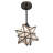 1 - Light Craftsman Brown Geometric Pendant