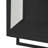 Modern Two-Door Wall Cabinet With Tempered Glass, Two-Tier Storage, Open Shelf, And Towel Rack For Versatile Home Use-1636462367
