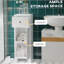 Petite armoire de rangement de salle de bain kleankin (blanc)