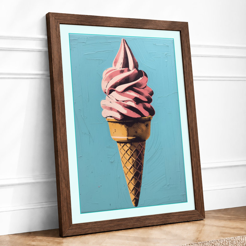 Soft-Serve Dream Modern - Print, Walnut, A3 - 42.0 x 29.7 cm
